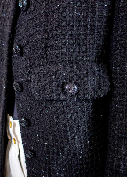 Chanel '22 Runway Tweed Fringe Jacket
