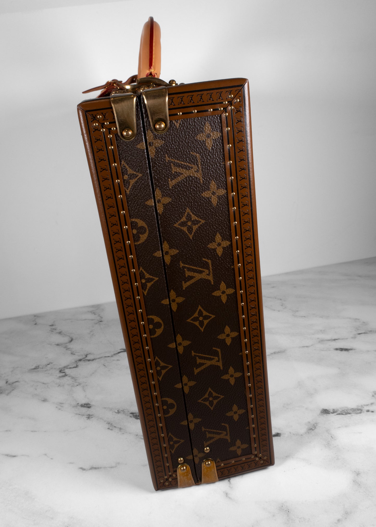 Custom Painted Louis Vuitton Briefcase
