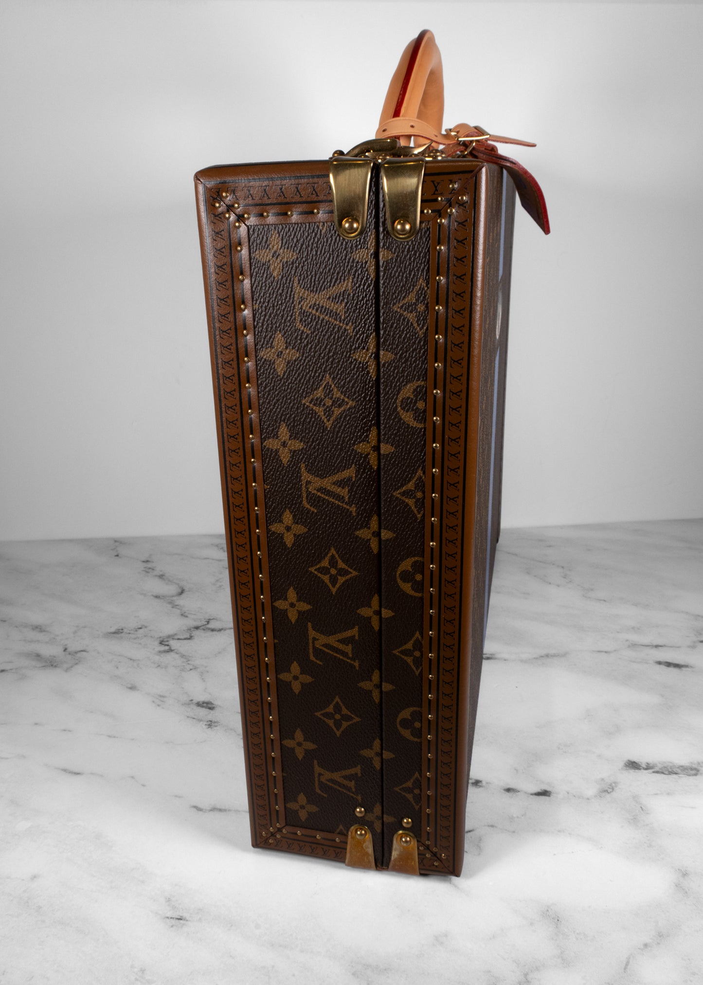 Custom Painted Louis Vuitton Briefcase
