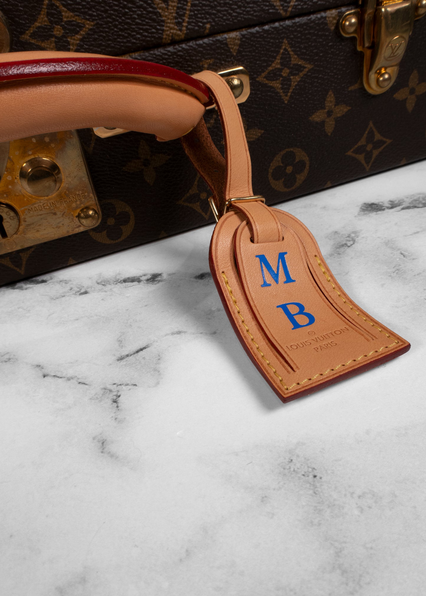 Custom Painted Louis Vuitton Briefcase