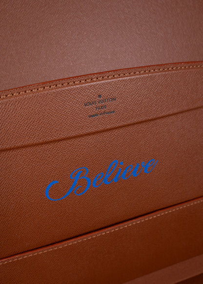 Custom Painted Louis Vuitton Briefcase