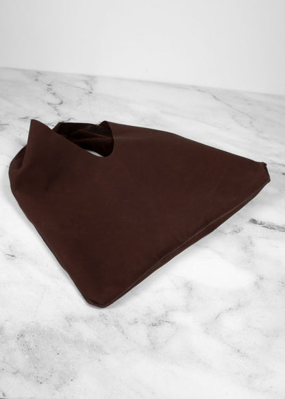 The Row Brown Suede Small Tote Bag