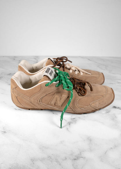Miu Miu X New Balance Beige Suede 530 Sl Sneakers