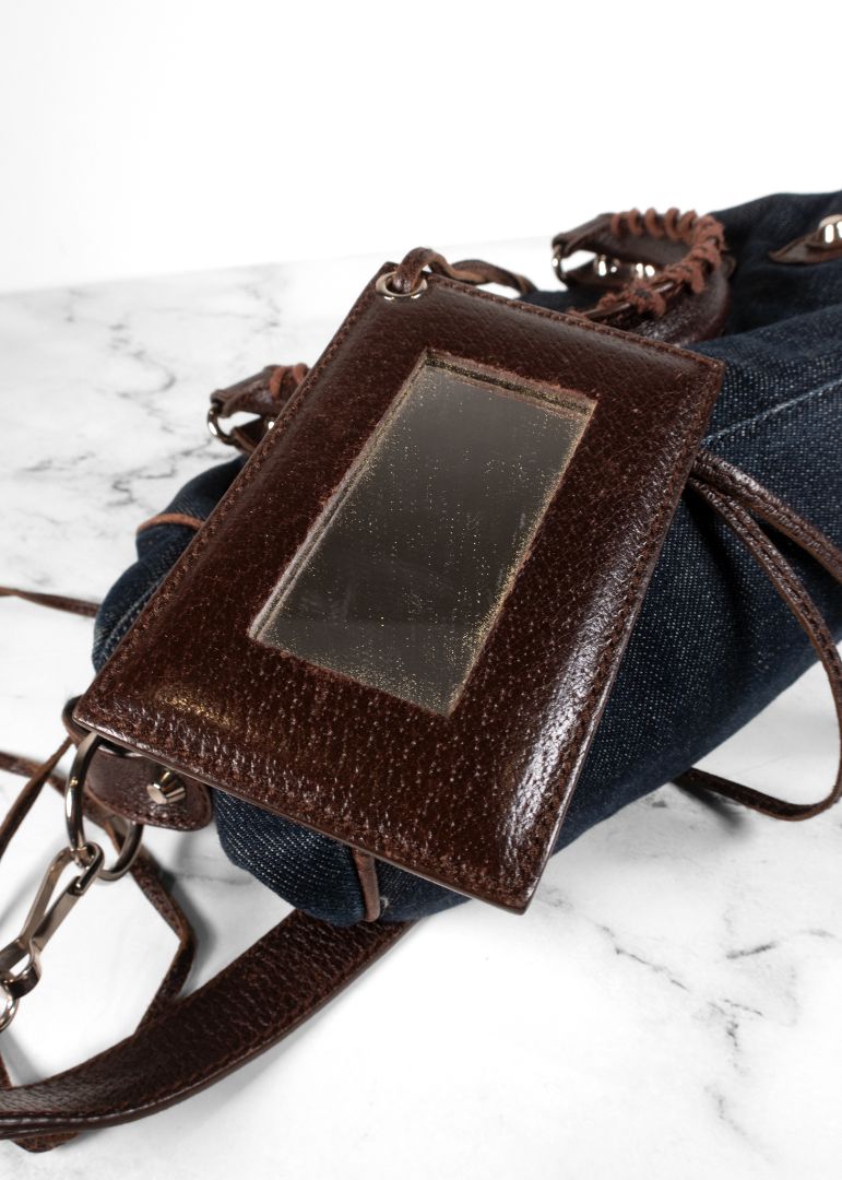 Vintage Balenciaga Dark Denim City Bag