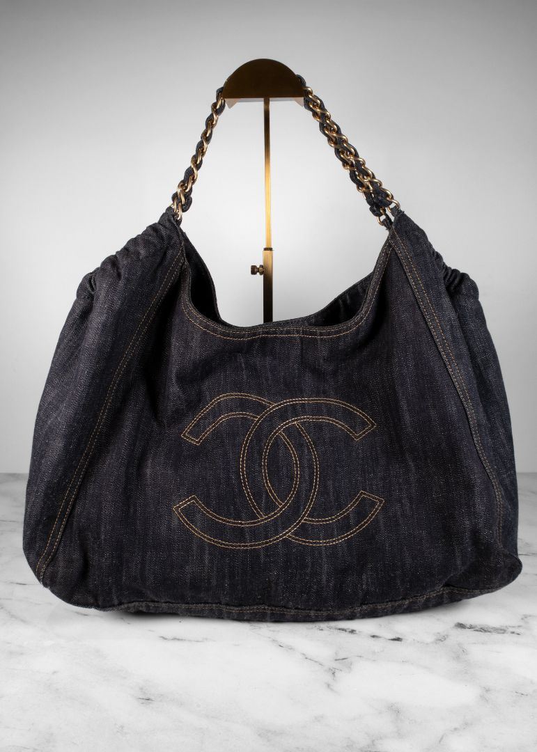 Chanel Denim Coco Cabas Tote