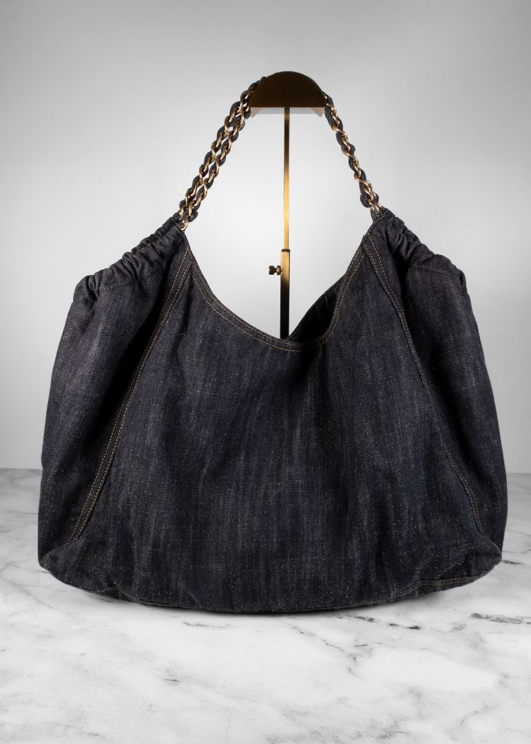 Chanel Denim Coco Cabas Tote