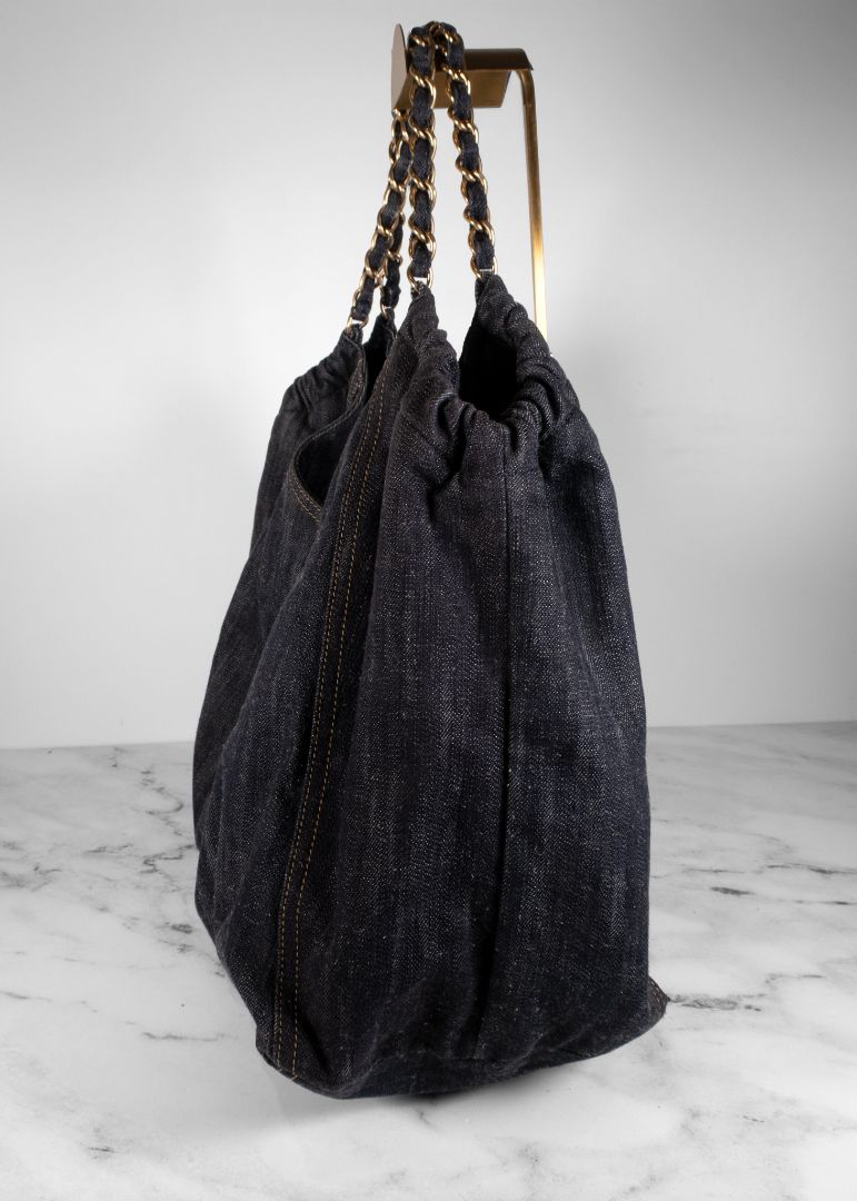 Chanel Denim Coco Cabas Tote