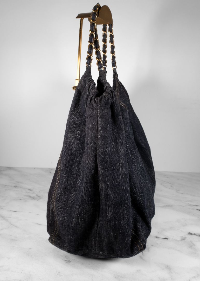 Chanel Denim Coco Cabas Tote