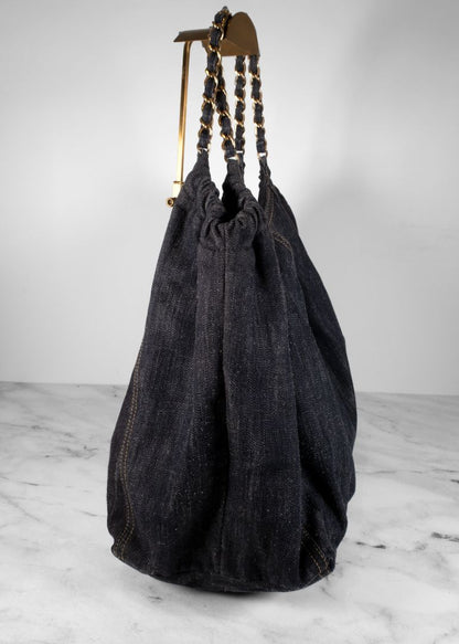 Chanel Denim Coco Cabas Tote