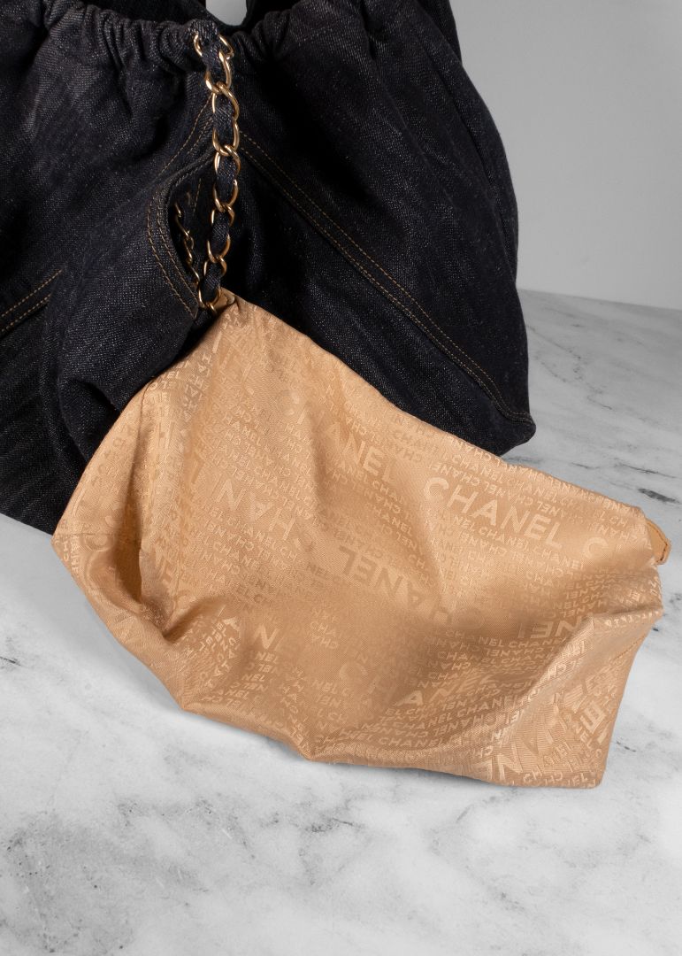 Chanel Denim Coco Cabas Tote