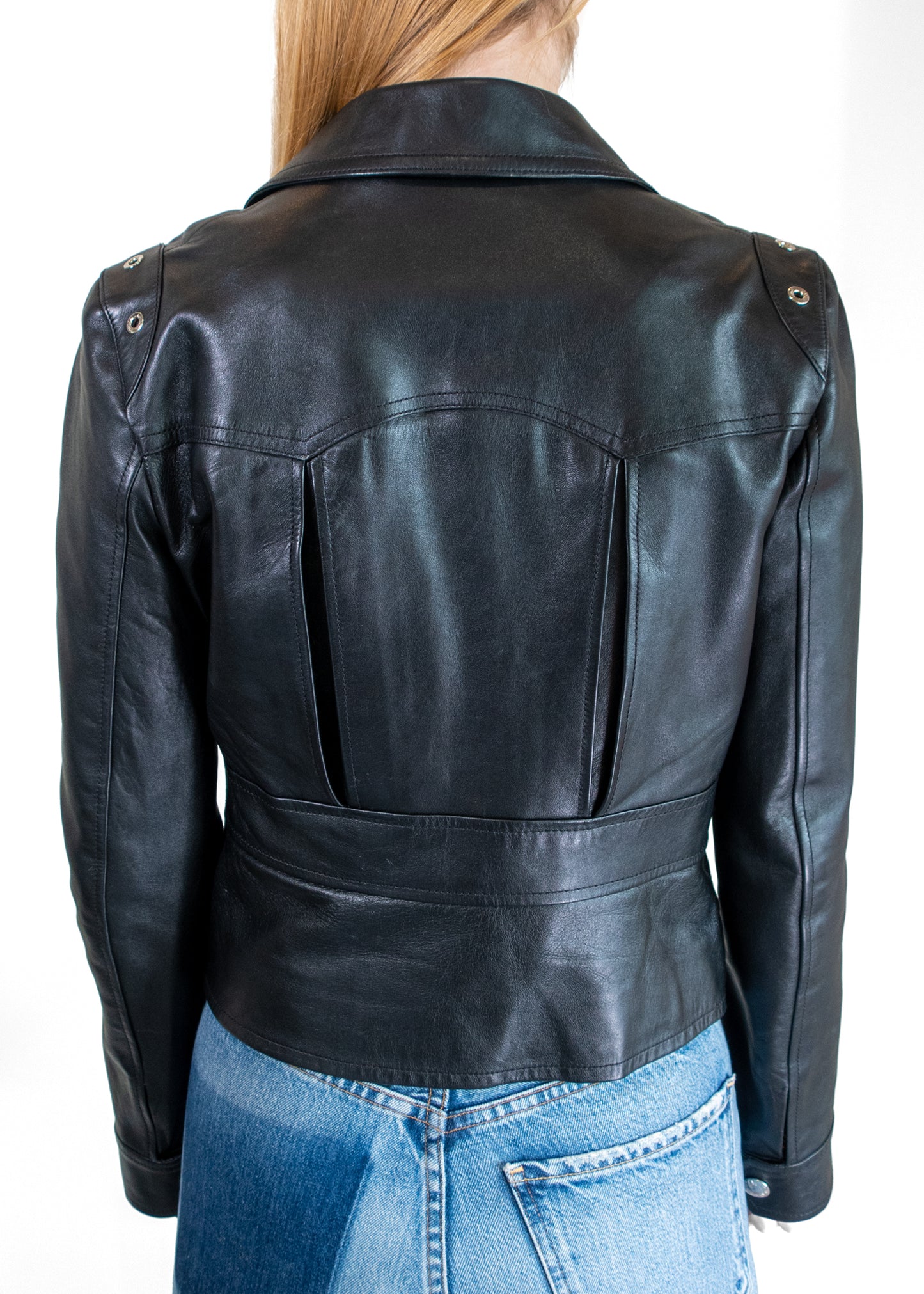 Louis Vuitton Leather Biker Jacket