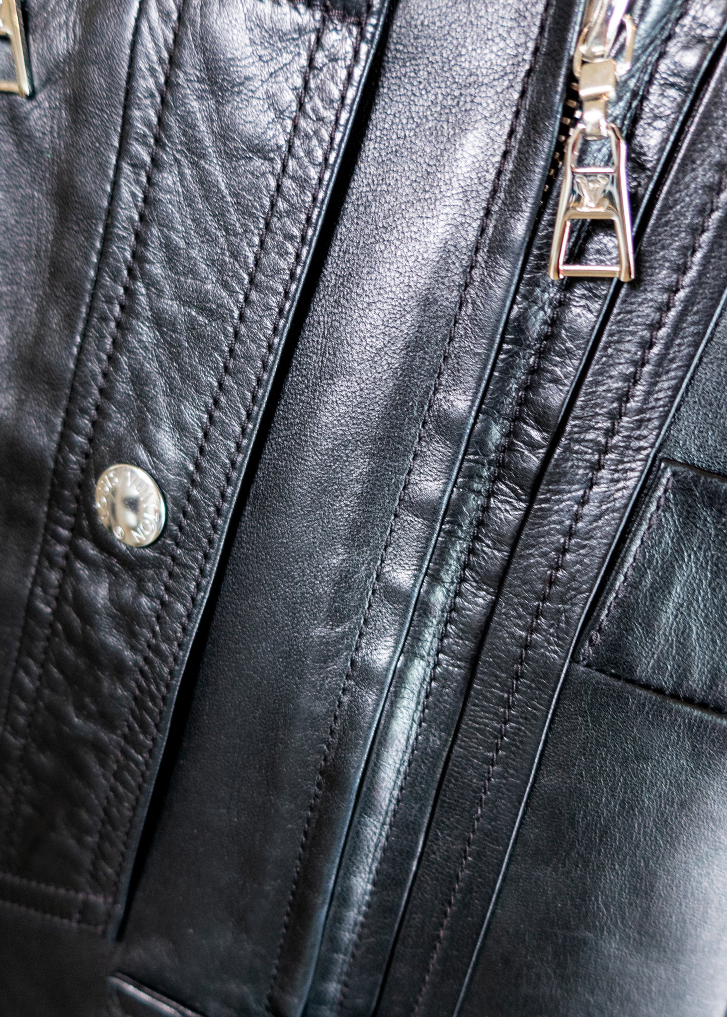 Louis Vuitton Leather Biker Jacket