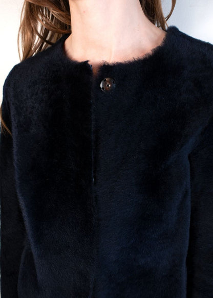 Yves Salomon Navy Reversible Jacket