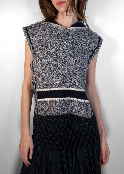 Dior Sleeveless Vest With Logo On Collar