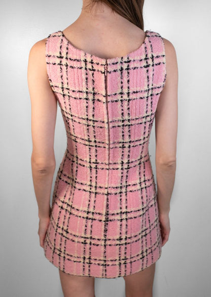 Chanel Pink Tweed Dress