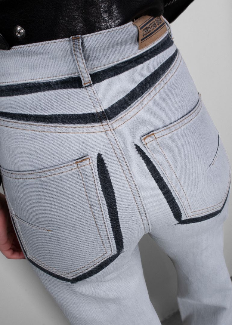 Dior Light Grey Jeans
