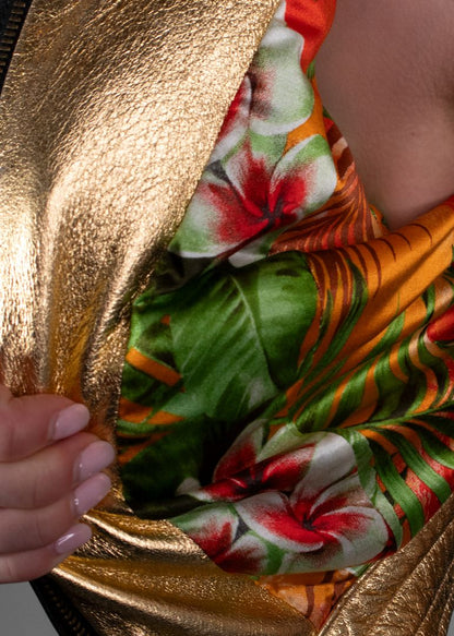 Dolce & Gabbana Black Leather Moto Jacket