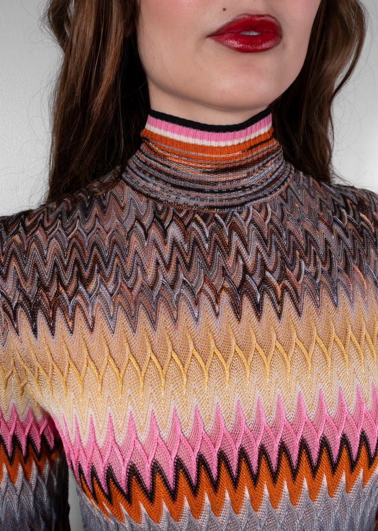 Missoni Long Sleeve Maxi Dress