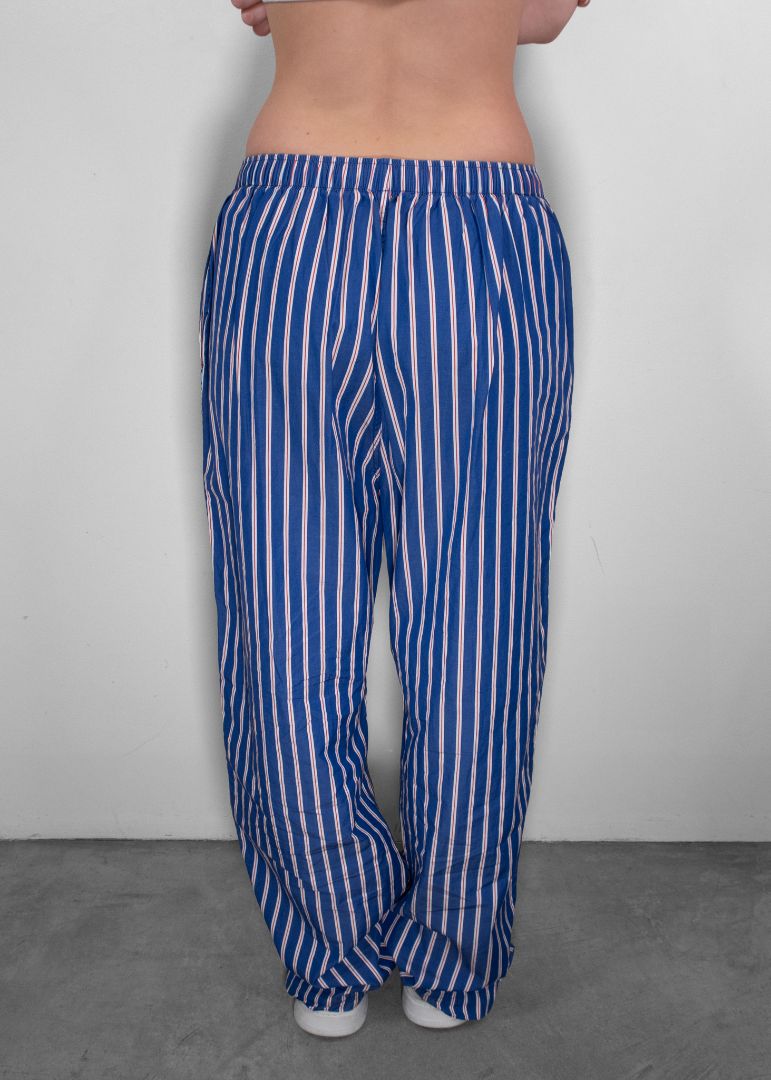 Balenciaga Blue Striped Pajama Pants