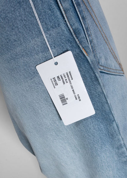 Vetements Light Wash Jeans