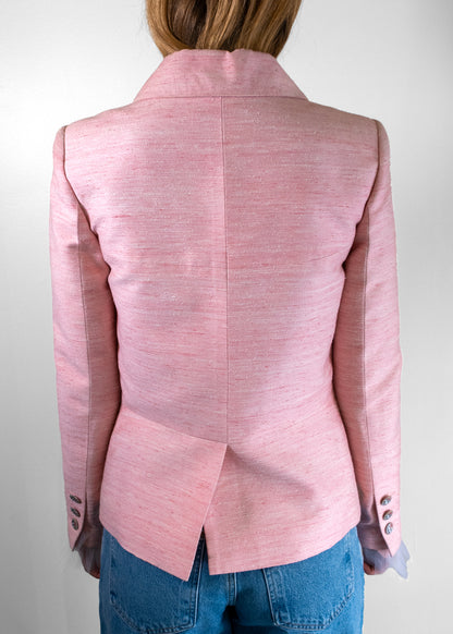 Chanel Cuba Runway Pink Silk Blazer