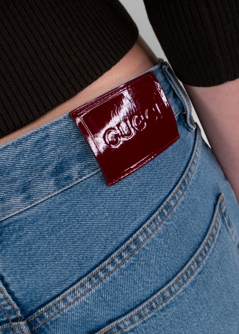 Gucci Medium Wash Classic Fit Jeans