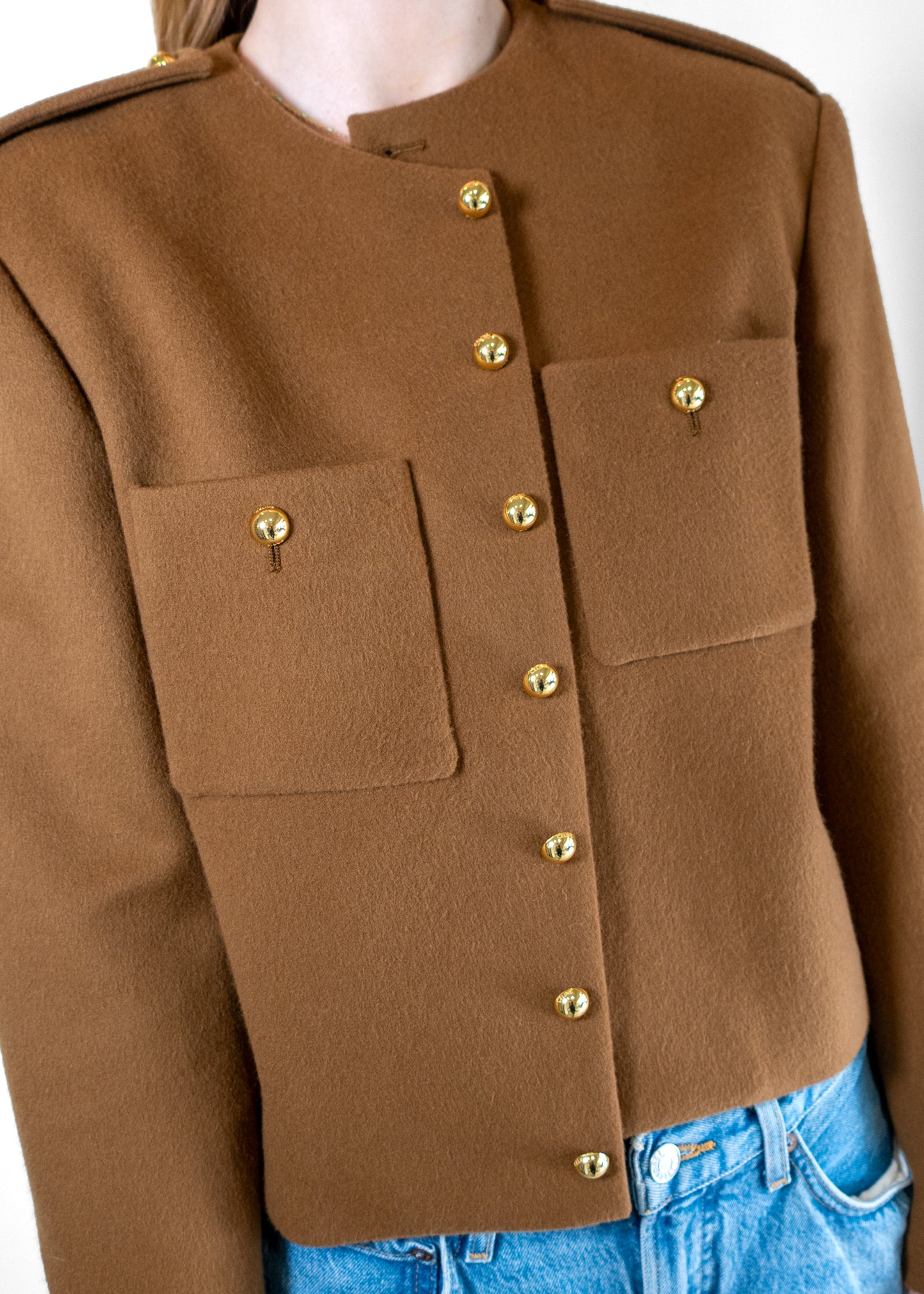 Celine Wool Cropped Jacket