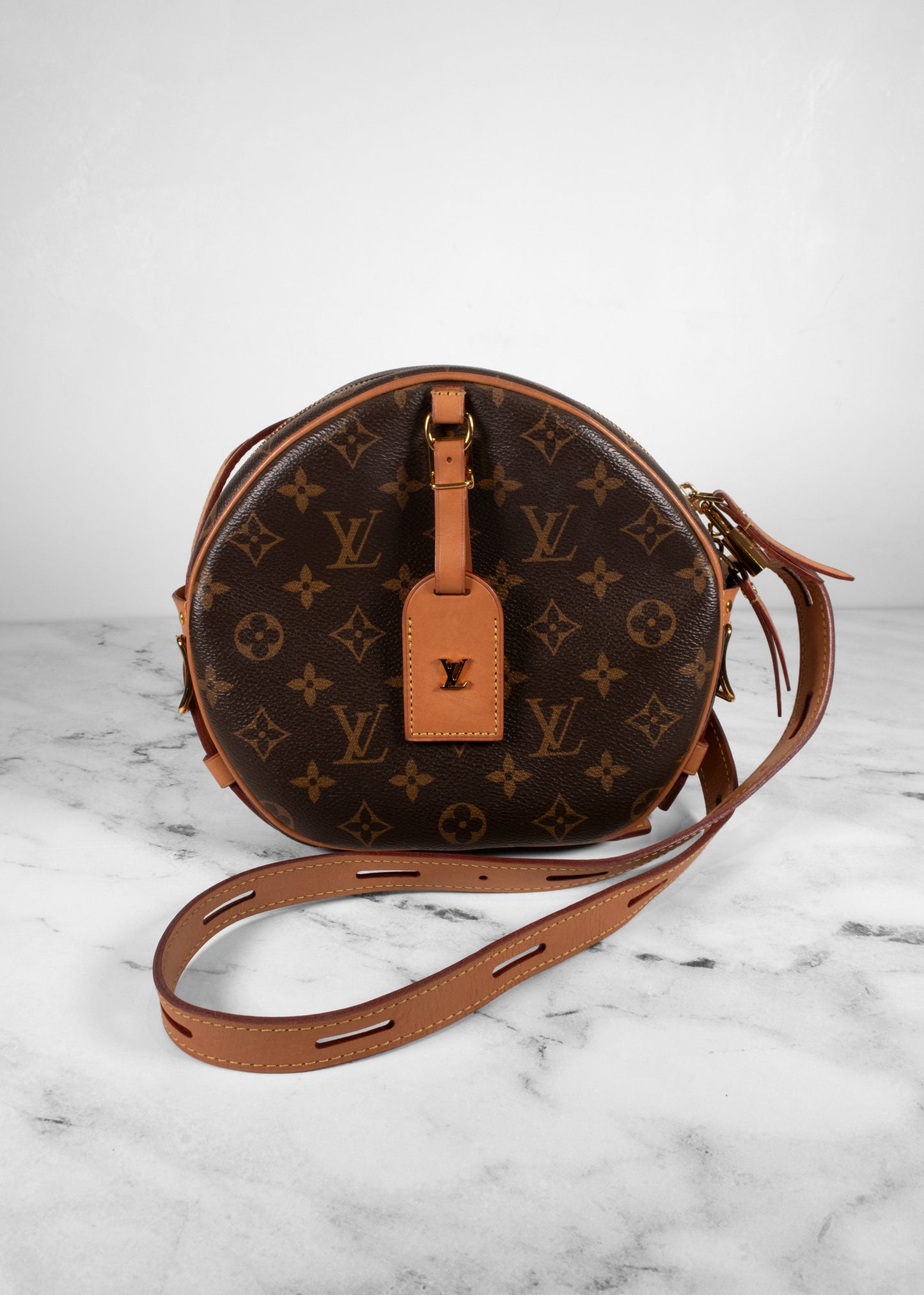 Louis Vuitton Mini Boite Chapeau Monogram Round Bag