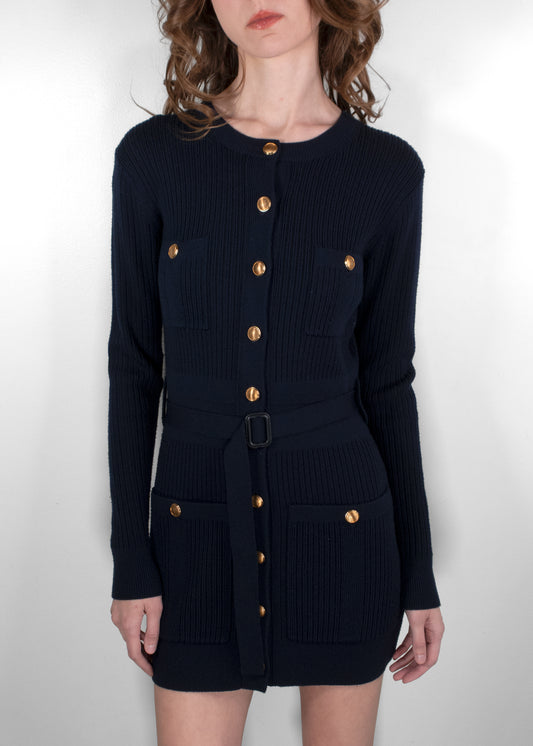 Chloe Cable Knit Mini Dress