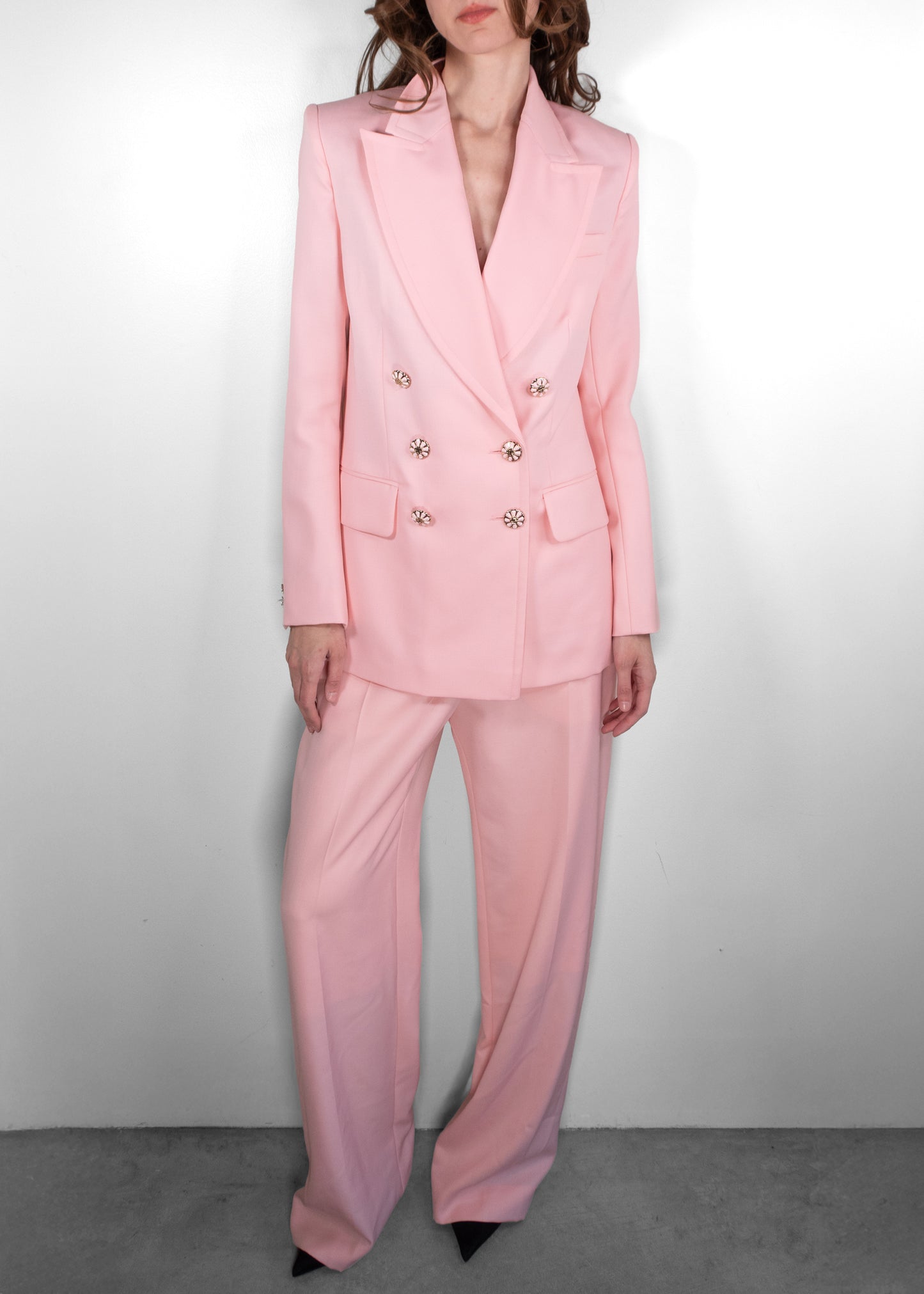 Casablanca Light Pink Blazer Set