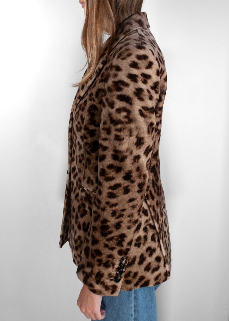 Chloe Leoard Print Blazer