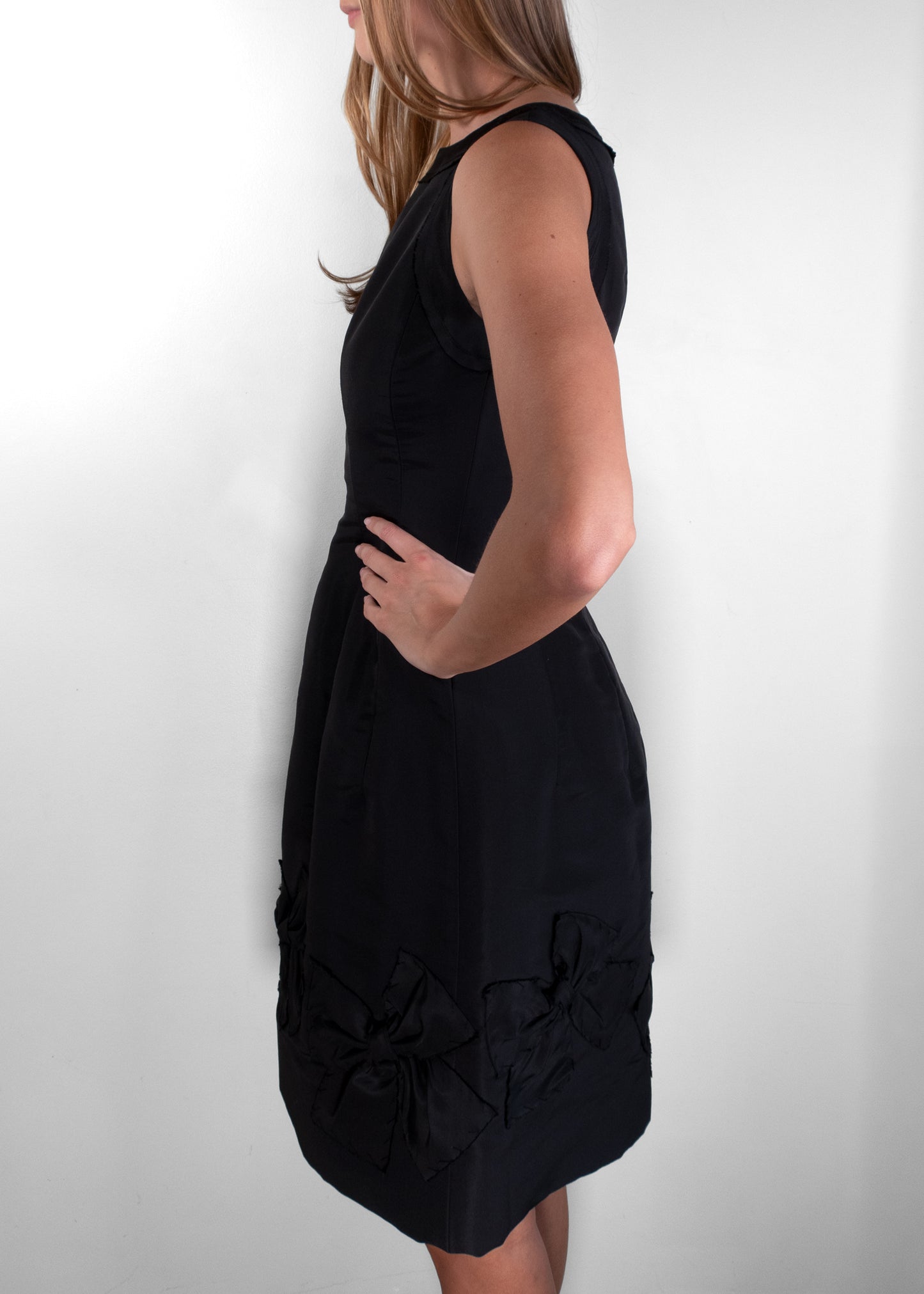 Oscar De La Renta Black Sleeveless Dress