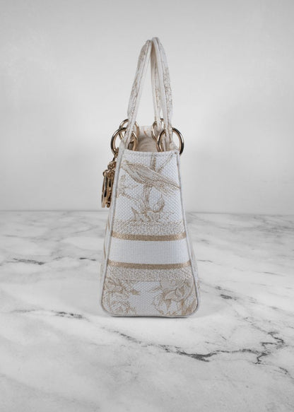 Dior White Lady D-lite Handbag