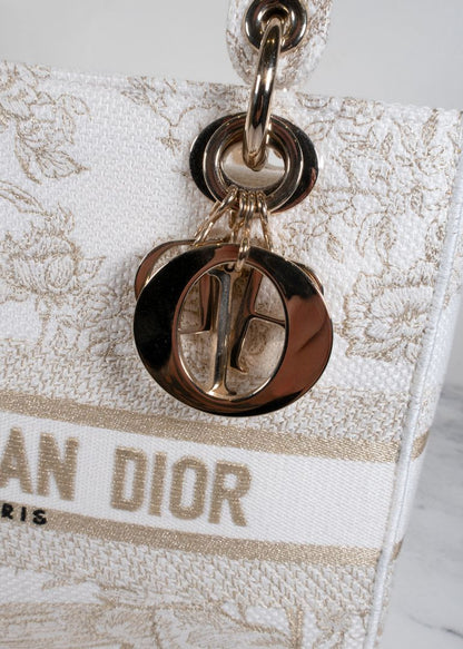 Dior White Lady D-lite Handbag