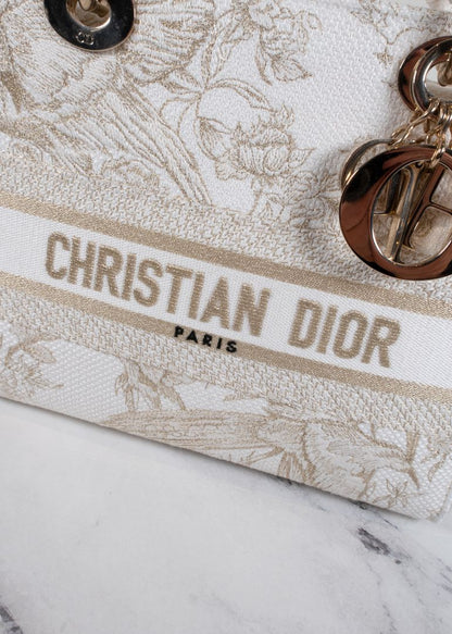 Dior White Lady D-lite Handbag