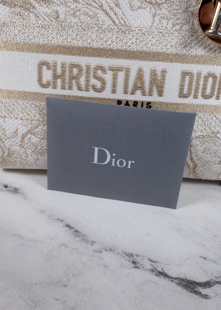Dior White Lady D-lite Handbag