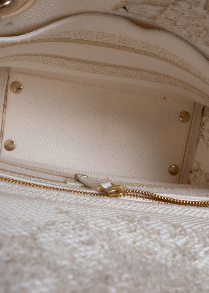 Dior White Lady D-lite Handbag