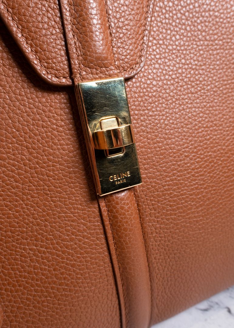 Celine Calf Skin Leather Handbag