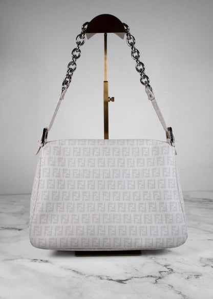 Fendi Off-White Monogram Mama Baguette Bag