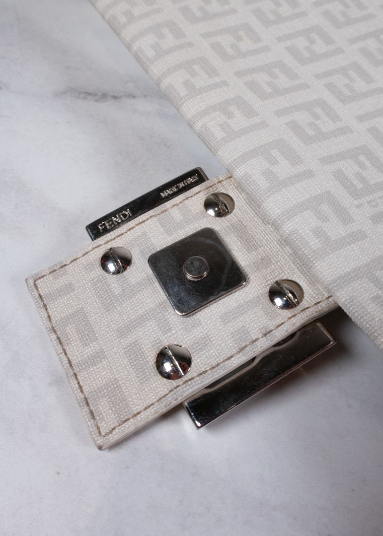 Fendi Off-White Monogram Mama Baguette Bag