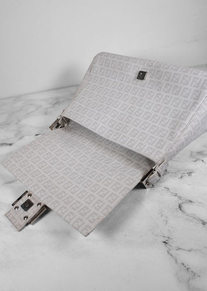 Fendi Off-White Monogram Mama Baguette Bag