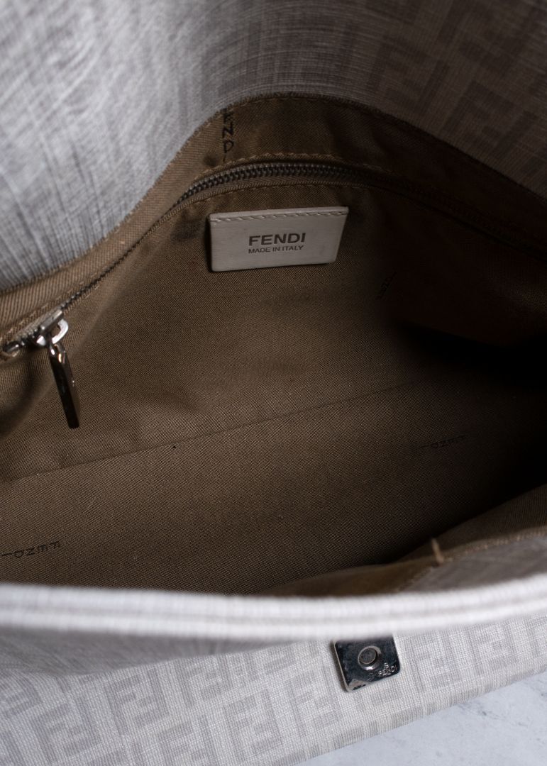 Fendi Off-White Monogram Mama Baguette Bag