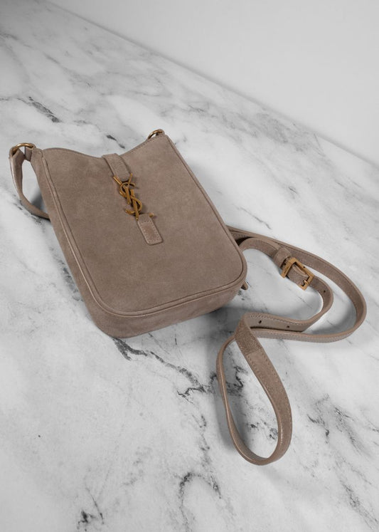 YSL Taupe Cross Body Le 5 à 7 Mini Bag