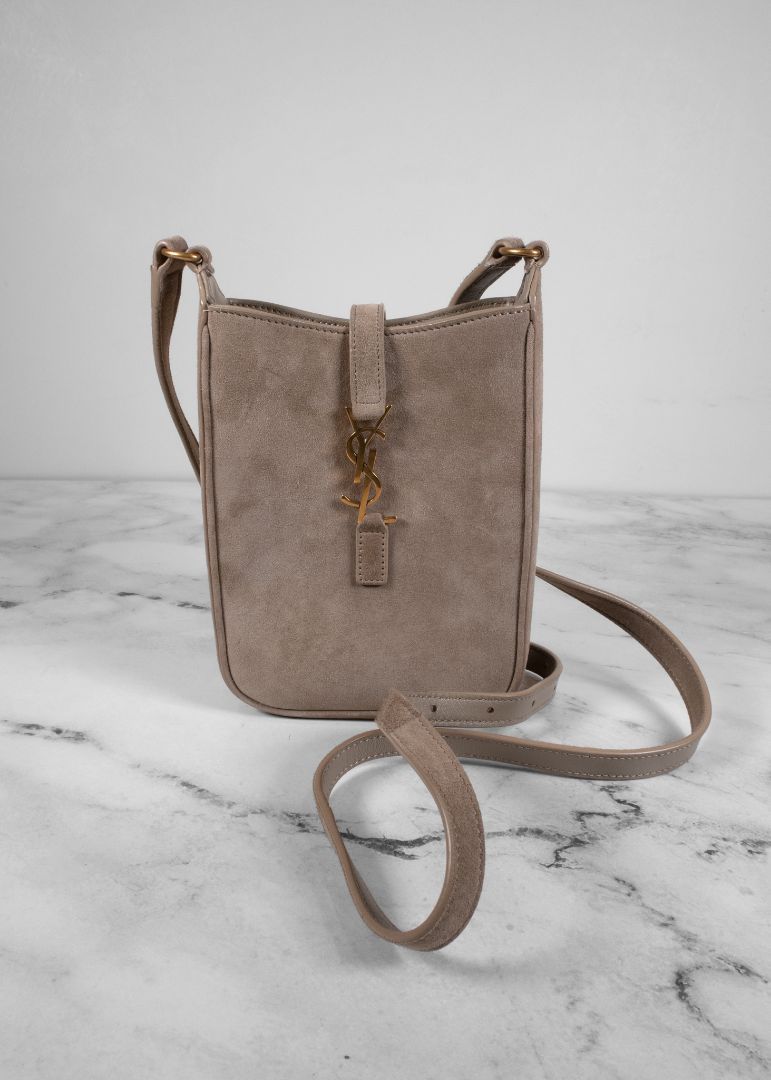YSL Taupe Cross Body Le 5 à 7 Mini Bag
