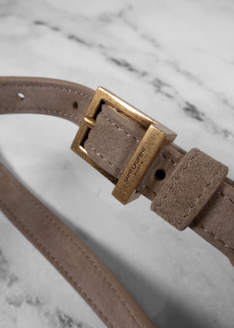 YSL Taupe Cross Body Le 5 à 7 Mini Bag