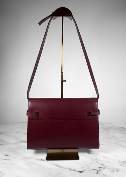 Saint Laurent Burgundy Manhattan Bag