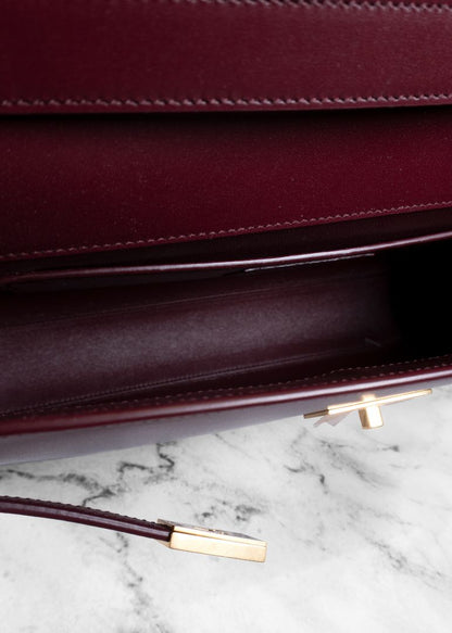 Saint Laurent Burgundy Manhattan Bag