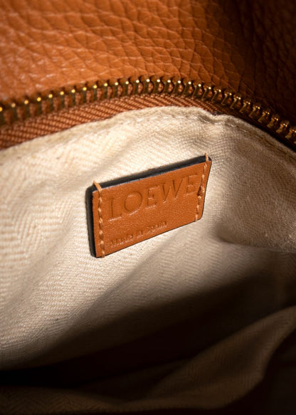 Loewe Tan Grainy Leather Puzzle Bag
