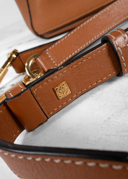 Loewe Tan Grainy Leather Puzzle Bag