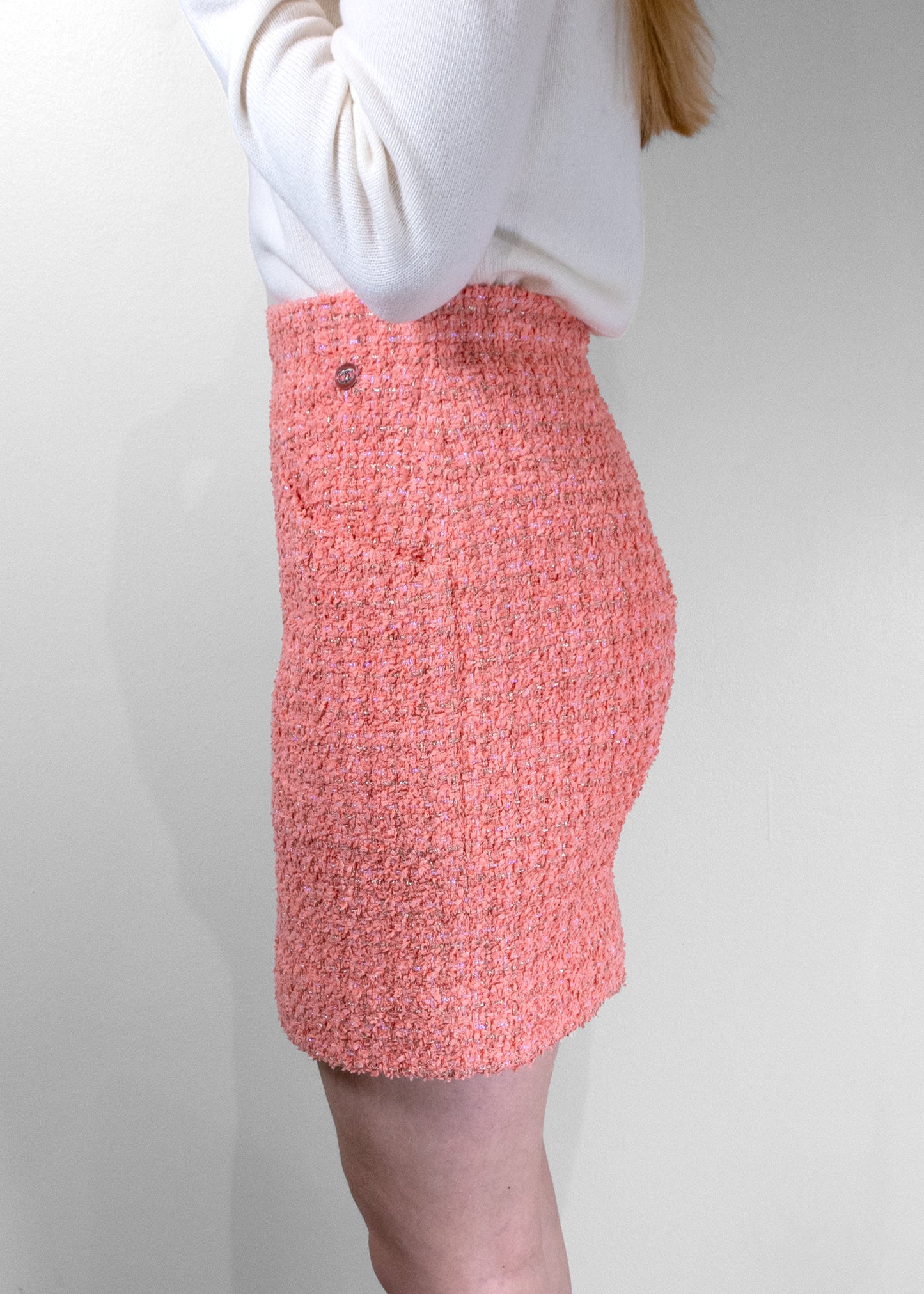 Chanel Tweed Mid-length Skirt